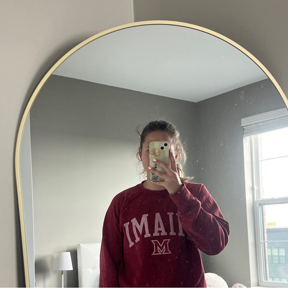 Miami Red Sweatshirt with Logo